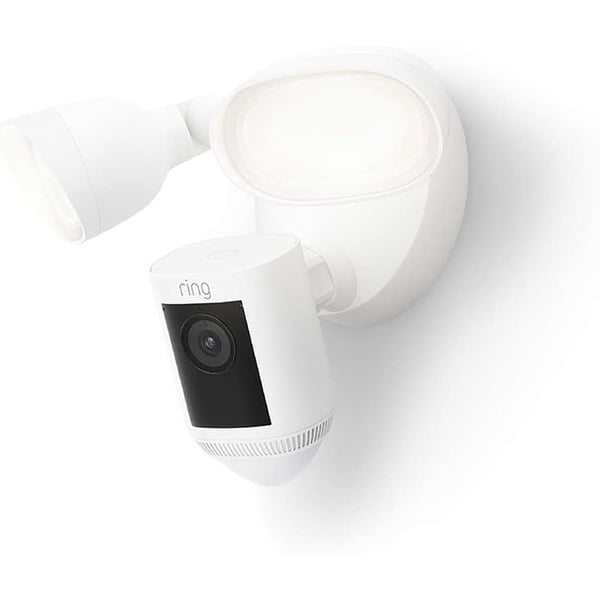 RING WIRED PRO FLOODLIGHT CAM | WHITE B08FCWKNTB - Image 3